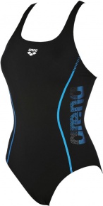 Dámské plavky Arena Resistor One Piece LB Black/Blue