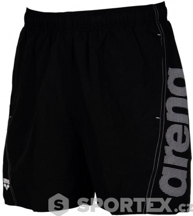 Pánské plavecké šortky Arena Fundamentals Logo Boxer Black/White