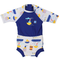 Splash About Happy Nappy Sunsuit Tug Boats