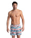 Arena Beach Boxer Allover White/Turquoise Multi