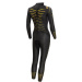 Půjčení - Dámský neopren Zone3 Thermal Aspect Breaststroke Wetsuit Women Black/Orange/Yellow