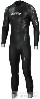 Půjčení - Pánský neopren Zone3 Agile Wetsuit Men Black/Silver/Gun Metal