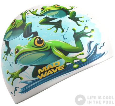 Plavecká čepice Mad Wave Frogs Silicone Cap