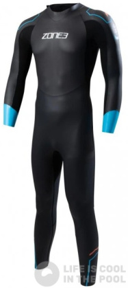 Půjčení - ZONE3 Mens Aspect Breaststroke Wetsuit Black/Blue