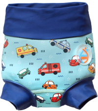 Dětské kojenecké plavky AquaKiddo Swim Nappy Cars