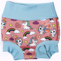 Dětské kojenecké plavky AquaKiddo Swim Nappy Unicorn