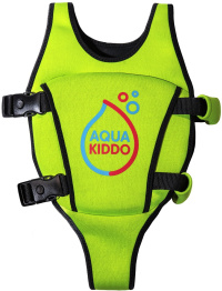 Dětská plavecká vesta AquaKiddo Swim Vest Green