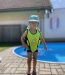 Dětská plavecká vesta AquaKiddo Swim Vest Green