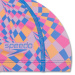 Speedo Printed Pace Cap Junior Blue/Pink