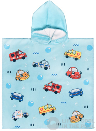 Dětské pončo Aquakiddo Poncho Cars