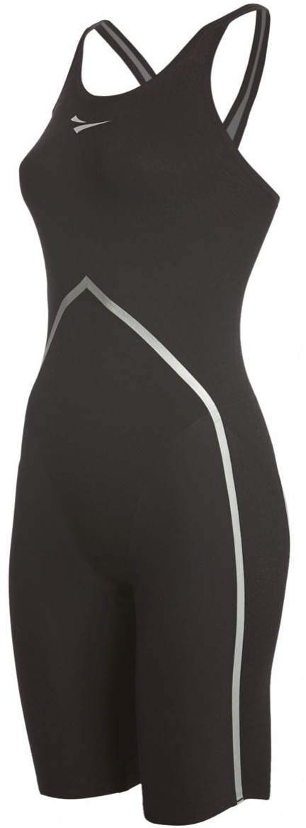 Dámské závodní plavky finis rival closed back kneeskin black 24