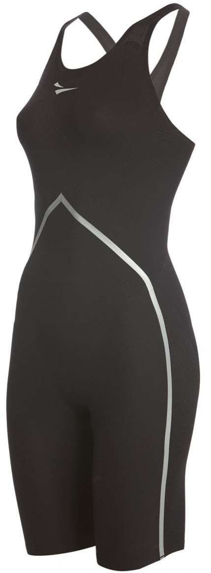 Dámské závodní plavky finis rival open back kneeskin black 24