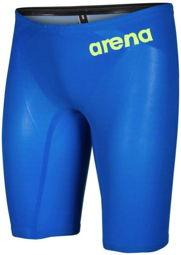 Arena powerskin carbon air2 jammer electric blue/dark grey/fluo yellow