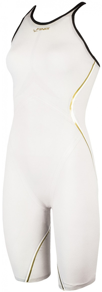 Dámské závodní plavky finis rival 2.0 open back kneeskin white 24