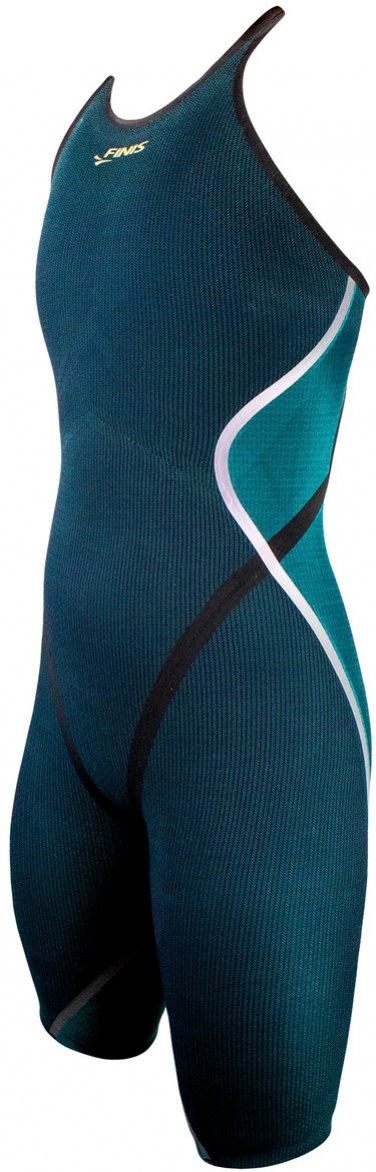 Dámské závodní plavky finis rival 2.0 open back kneeskin teal 22