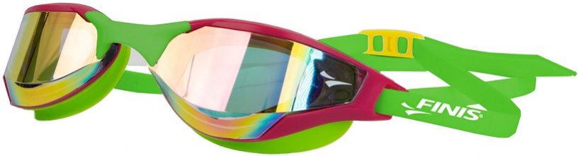 Plavecké brýle finis hayden goggles mirror zeleno/červená