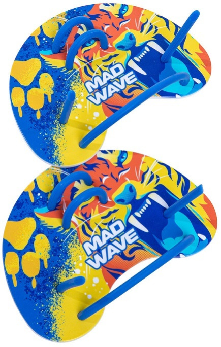 Plavecké packy Mad Wave Finger Paddles Fun Modro/žlutá + prodejny Praha, Brno, Plzeň a Ostrava výměna a vrácení do 30 dnů s poštovným zdarma