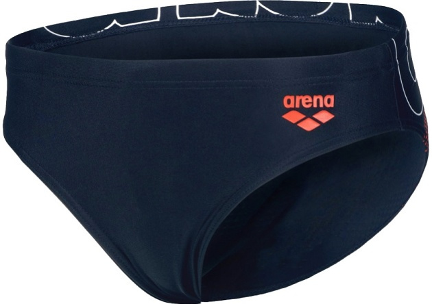 Chlapecké plavky arena boys swim brief graphic navy 116cm