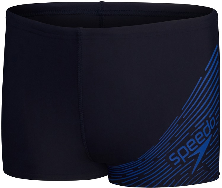 Speedo medley logo aquashorts junior true navy/true cobalt 140cm