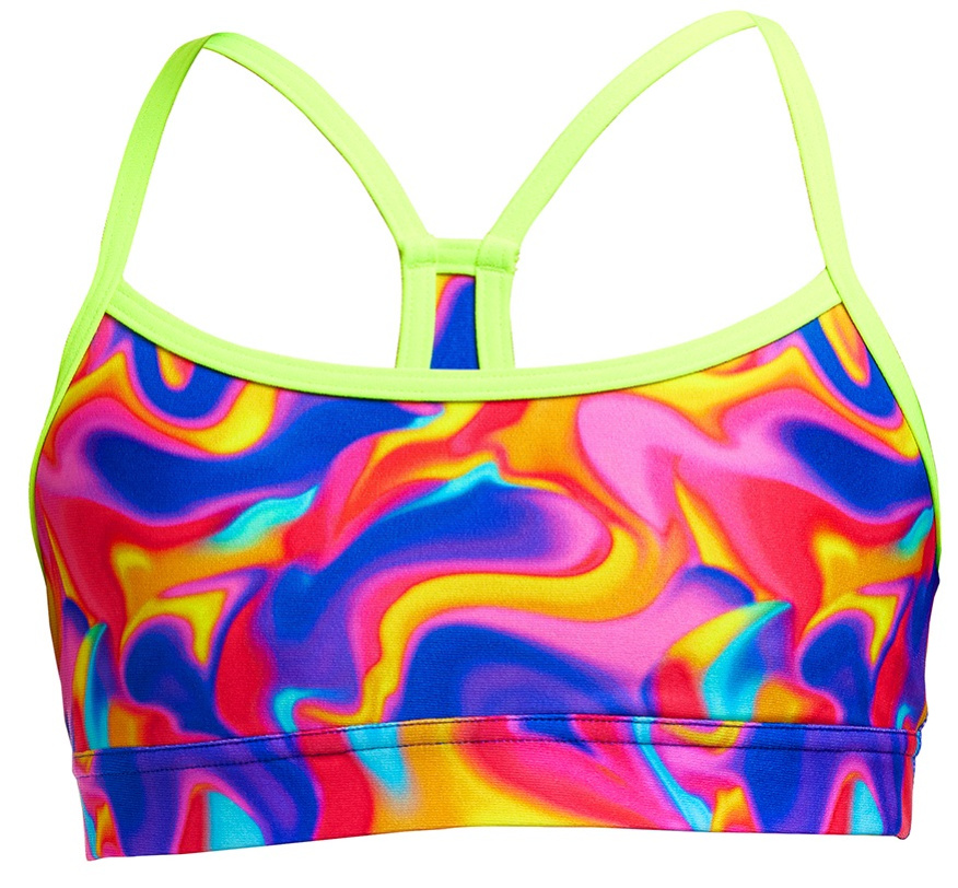 Funkita summer swirl crop top girls 140cm