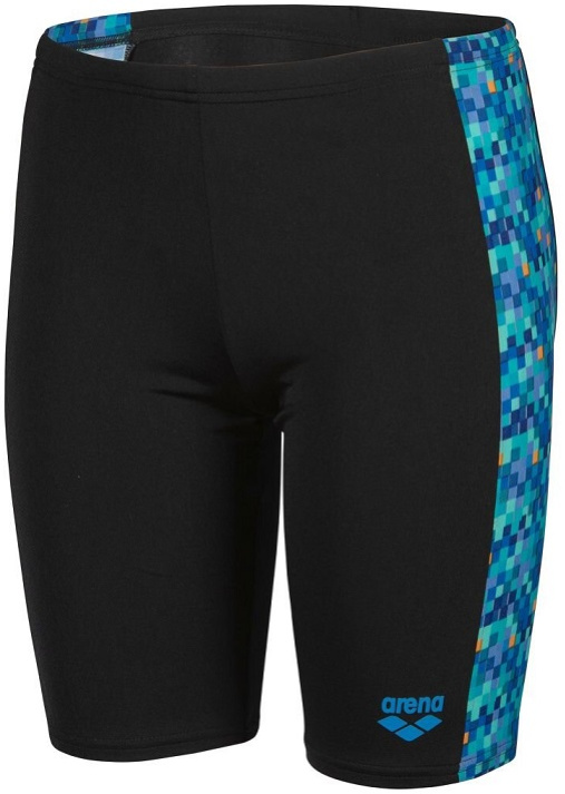 Arena pooltiles swim jammer boys black/blue multi 116cm