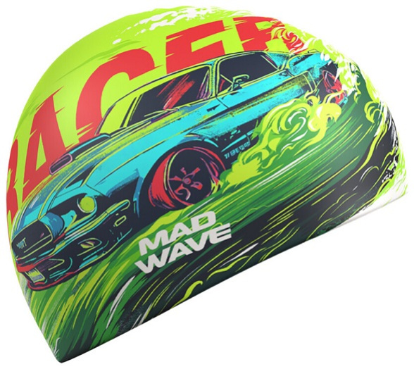 Mad wave racer swimming cap zelená