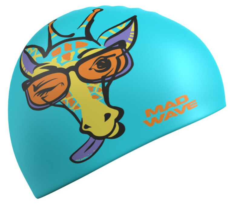 Mad wave giraffe silicone cap