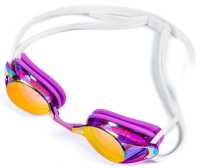 Plavecké brýle borntoswim freedom mirror swimming goggles fialová