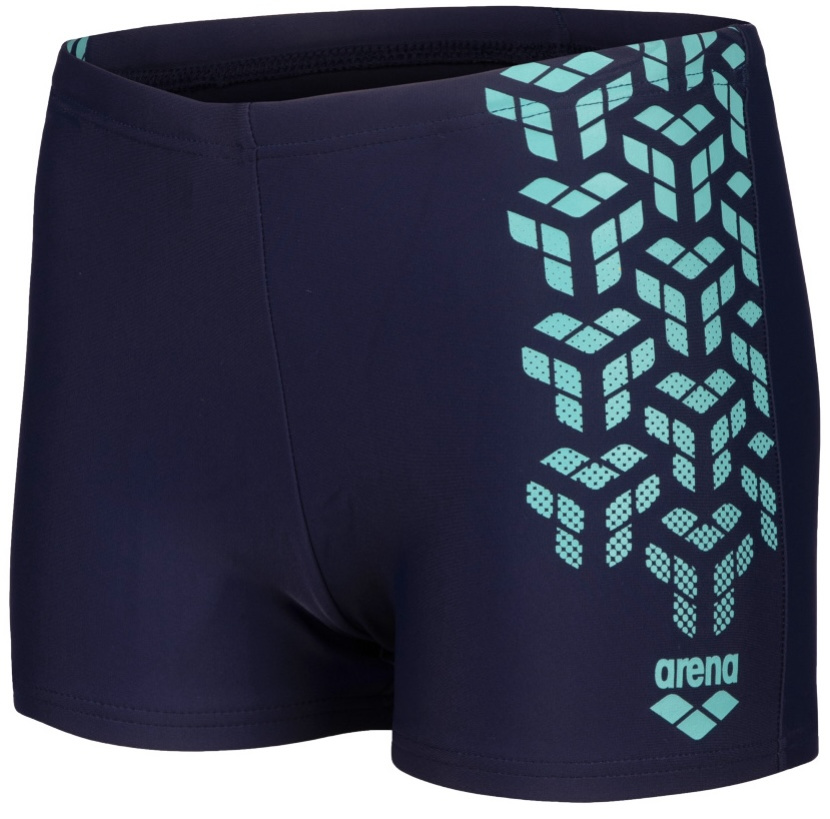 Arena kikko v swim short graphic boys navy 116cm