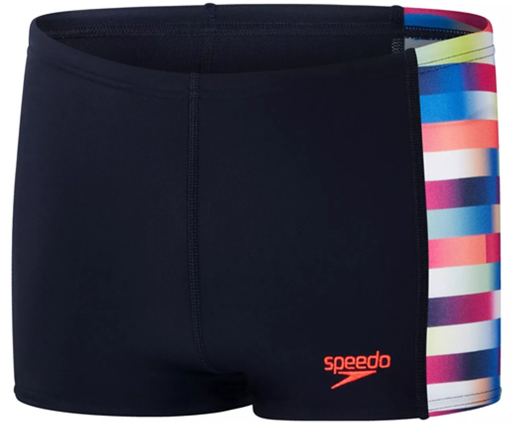 Speedo digital panel aquashort boy black/rainbow 152cm