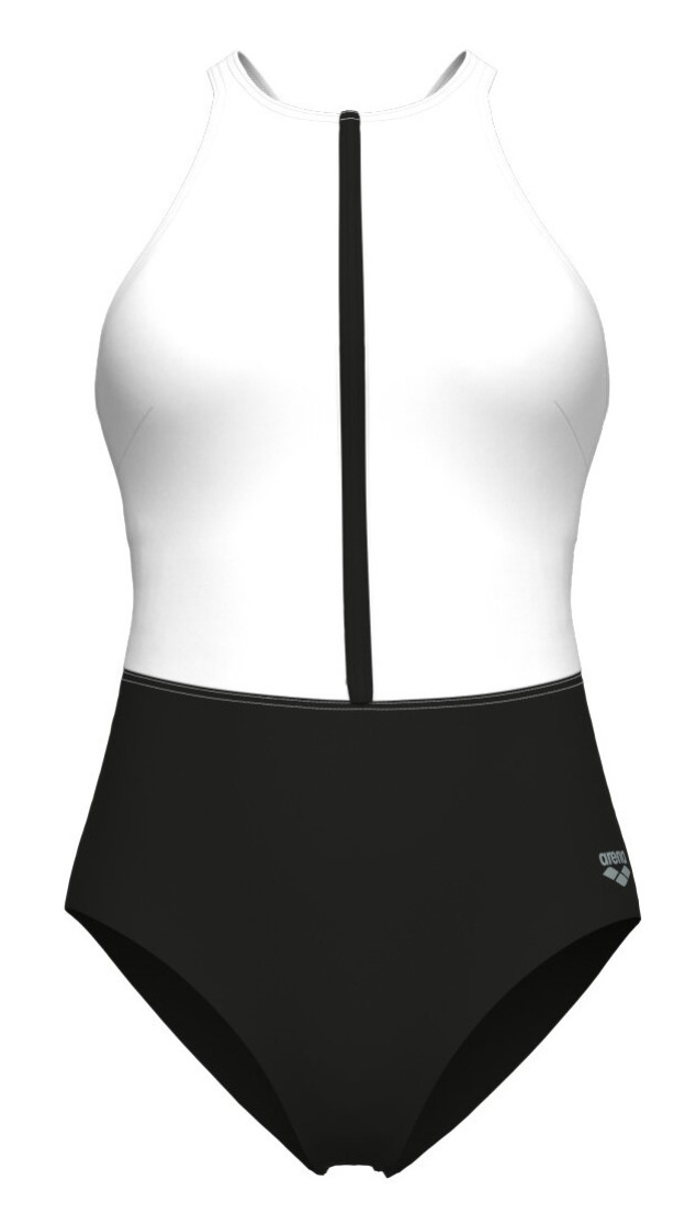 Arena shapewear silvia cross back c cup black/white l - uk36